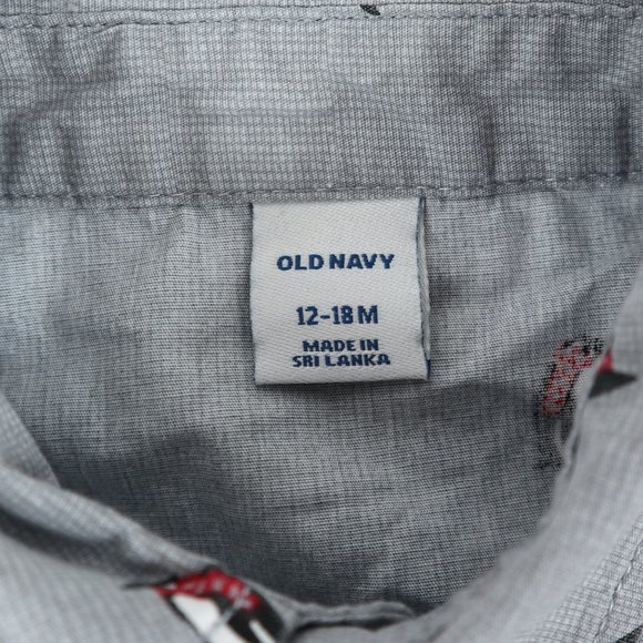 OLD NAVY shirt, boy's size 12-18M - Picture 3 of 4